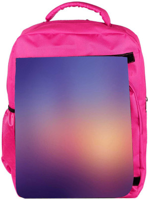 

Snoogg Eco Friendly Canvas Evening Sunset Designer Backpack Rucksack School Travel Unisex Casual Canvas Bag Bookbag Satchel 5 L Backpack(Pink)