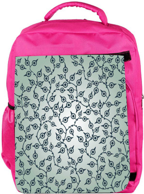 

Snoogg Eco Friendly Canvas Lite Color Pattern Designer Backpack Rucksack School Travel Unisex Casual Canvas Bag Bookbag Satchel 5 L Backpack(Pink)