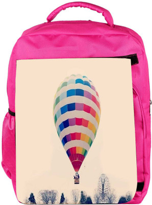 

Snoogg Eco Friendly Canvas Hot Air Ballooning Backpack Rucksack School Travel Unisex Casual Canvas Bag Bookbag Satchel 5 L Backpack(Pink)
