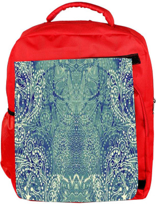 

Snoogg Eco Friendly Canvas Paisley Formation Backpack Rucksack School Travel Unisex Casual Canvas Bag Bookbag Satchel 5 L Backpack(Red)