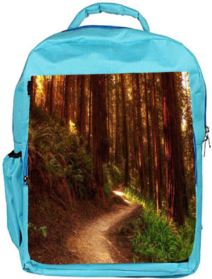 

Snoogg Eco Friendly Canvas Red Forest Designer Backpack Rucksack School Travel Unisex Casual Canvas Bag Bookbag Satchel 5 L Backpack(Blue)