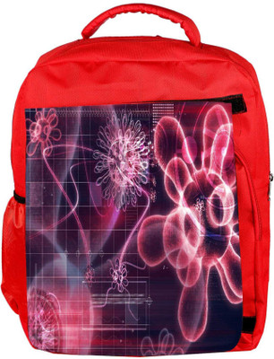 

Snoogg Eco Friendly Canvas Computer Virus Designer Backpack Rucksack School Travel Unisex Casual Canvas Bag Bookbag Satchel 5 L Backpack(Red)