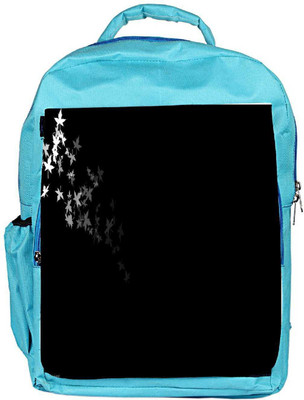 

Snoogg Eco Friendly Canvas Black And White Leaves Designer Backpack Rucksack School Travel Unisex Casual Canvas Bag Bookbag Satchel 5 L Backpack(Blue)