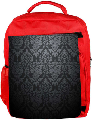 

Snoogg Eco Friendly Canvas Abstract Grey Pattern 2 Designer Backpack Rucksack School Travel Unisex Casual Canvas Bag Bookbag Satchel 5 L Backpack(Red)
