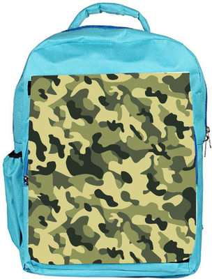 

Snoogg Eco Friendly Canvas Camo Green Military 2764 Backpack Rucksack School Travel Unisex Casual Canvas Bag Bookbag Satchel 5 L Backpack(Blue)