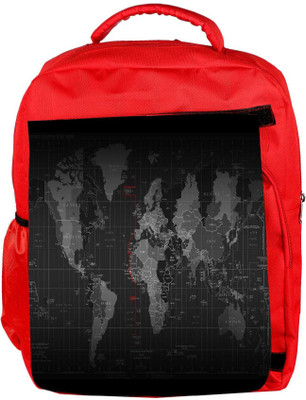 

Snoogg Eco Friendly Canvas Black Earth Designer Backpack Rucksack School Travel Unisex Casual Canvas Bag Bookbag Satchel 5 L Backpack(Red)