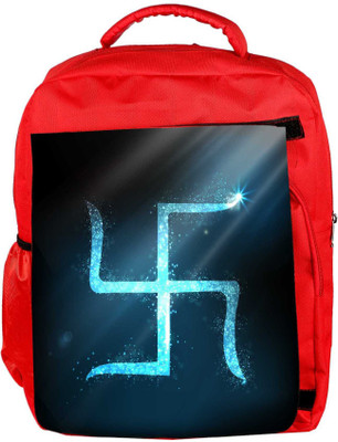 

Snoogg Eco Friendly Canvas Greeting Card For Diwali Celebration In India Backpack Rucksack School Travel Unisex Casual Canvas Bag Bookbag Satchel 5 L Backpack(Red)