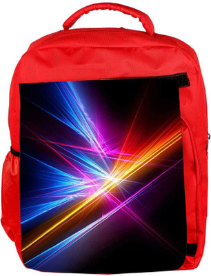 

Snoogg Eco Friendly Canvas Colortful Lighter Designer Backpack Rucksack School Travel Unisex Casual Canvas Bag Bookbag Satchel 5 L Backpack(Red)