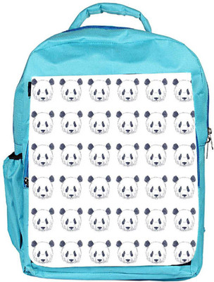 

Snoogg Eco Friendly Canvas Cute Panda Black And White Pattern Backpack Rucksack School Travel Unisex Casual Canvas Bag Bookbag Satchel 5 L Backpack(Blue)