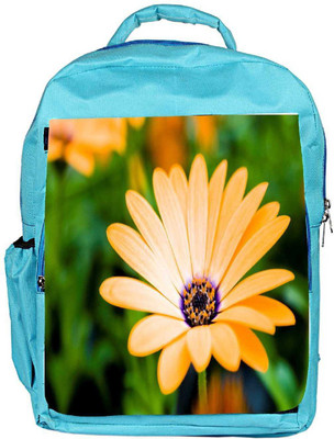 

Snoogg Eco Friendly Canvas Blossom Flower Designer Backpack Rucksack School Travel Unisex Casual Canvas Bag Bookbag Satchel 5 L Backpack(Blue)