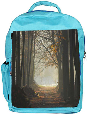

Snoogg Eco Friendly Canvas Cutting The Forest Designer Backpack Rucksack School Travel Unisex Casual Canvas Bag Bookbag Satchel 5 L Backpack(Blue)