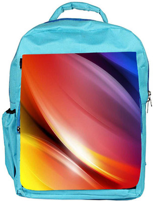 

Snoogg Eco Friendly Canvas Feathery Pattern Design Designer Backpack Rucksack School Travel Unisex Casual Canvas Bag Bookbag Satchel 5 L Backpack(Blue)