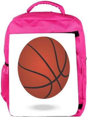 

Snoogg Eco Friendly Canvas Basketball Backpack Rucksack School Travel Unisex Casual Canvas Bag Bookbag Satchel 5 L Backpack(Pink)