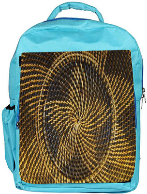 

Snoogg Eco Friendly Canvas Yellow Star Designer Backpack Rucksack School Travel Unisex Casual Canvas Bag Bookbag Satchel 5 L Backpack(Blue)