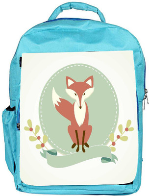 

Snoogg Eco Friendly Canvas A Fox Backpack Rucksack School Travel Unisex Casual Canvas Bag Bookbag Satchel 5 L Backpack(Blue)