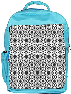 

Snoogg Eco Friendly Canvas Abstract Grey White Pattern Designer Backpack Rucksack School Travel Unisex Casual Canvas Bag Bookbag Satchel 5 L Backpack(Blue)