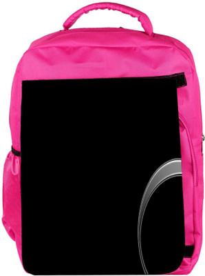 

Snoogg Eco Friendly Canvas Grey Layer In Black Designer Backpack Rucksack School Travel Unisex Casual Canvas Bag Bookbag Satchel 5 L Backpack(Pink)