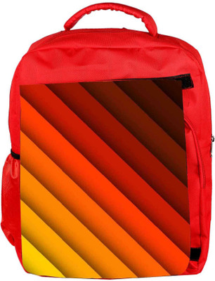 

Snoogg Eco Friendly Canvas Rotate Pattern 2434 Backpack Rucksack School Travel Unisex Casual Canvas Bag Bookbag Satchel 5 L Backpack(Red)