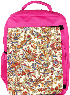 

Snoogg Eco Friendly Canvas Floral Pattern Cream Backpack Rucksack School Travel Unisex Casual Canvas Bag Bookbag Satchel 5 L Backpack(Pink)