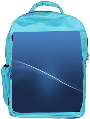 

Snoogg Eco Friendly Canvas Thin Layer In Blue Designer Backpack Rucksack School Travel Unisex Casual Canvas Bag Bookbag Satchel 5 L Backpack(Blue)