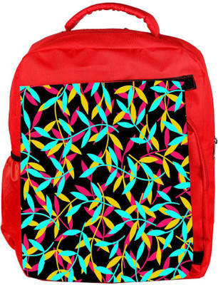 

Snoogg Eco Friendly Canvas Seamless Leaf Patternleaf Background Autumn Seamless Pattern Backpack Rucksack School Travel Unisex Casual Canvas Bag Bookbag Satchel 5 L Backpack(Red)