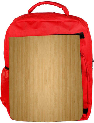 

Snoogg Eco Friendly Canvas Light Wood Floor Designer Backpack Rucksack School Travel Unisex Casual Canvas Bag Bookbag Satchel 5 L Backpack(Red)