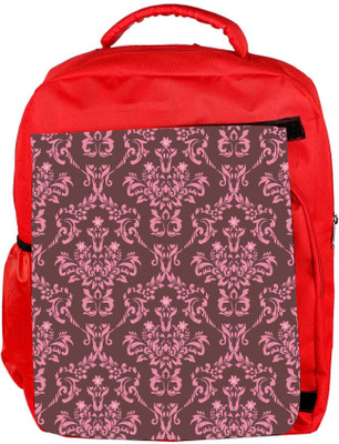 

Snoogg Eco Friendly Canvas Pink Pattern Designer Backpack Rucksack School Travel Unisex Casual Canvas Bag Bookbag Satchel 5 L Backpack(Red)