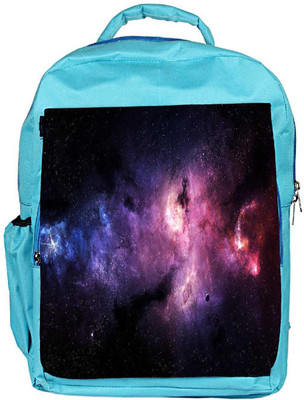 

Snoogg Eco Friendly Canvas Stars Galaxies Purple Designer Backpack Rucksack School Travel Unisex Casual Canvas Bag Bookbag Satchel 5 L Backpack(Blue)