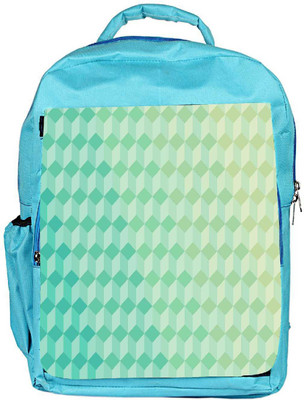 

Snoogg Eco Friendly Canvas Abstract Green Pattern Designer Backpack Rucksack School Travel Unisex Casual Canvas Bag Bookbag Satchel 5 L Backpack(Blue)