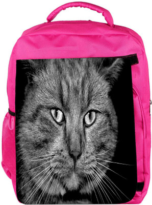 

Snoogg Eco Friendly Canvas House Cat Designer Backpack Rucksack School Travel Unisex Casual Canvas Bag Bookbag Satchel 5 L Backpack(Pink)