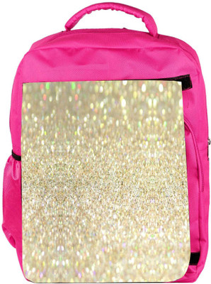 

Snoogg Eco Friendly Canvas Sands And Crystals Backpack Rucksack School Travel Unisex Casual Canvas Bag Bookbag Satchel 5 L Backpack(Pink)