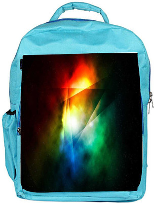 

Snoogg Eco Friendly Canvas Abstract Colorful Designer Backpack Rucksack School Travel Unisex Casual Canvas Bag Bookbag Satchel 5 L Backpack(Blue)