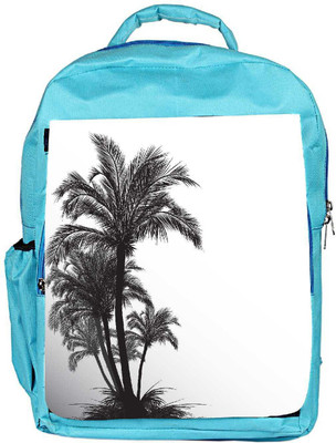 

Snoogg Eco Friendly Canvas Tropical Illustration Backpack Rucksack School Travel Unisex Casual Canvas Bag Bookbag Satchel 5 L Backpack(Blue)