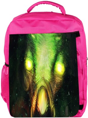 

Snoogg Eco Friendly Canvas Bright Eyes Fantasy Designer Backpack Rucksack School Travel Unisex Casual Canvas Bag Bookbag Satchel 5 L Backpack(Pink)