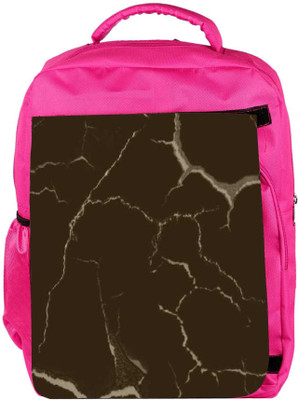 

Snoogg Eco Friendly Canvas Brown Crack Designer Backpack Rucksack School Travel Unisex Casual Canvas Bag Bookbag Satchel 5 L Backpack(Pink)