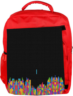 

Snoogg Eco Friendly Canvas Computer Game Designer Backpack Rucksack School Travel Unisex Casual Canvas Bag Bookbag Satchel 5 L Backpack(Red)