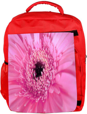 

Snoogg Eco Friendly Canvas Pink Petal Flower Designer Backpack Rucksack School Travel Unisex Casual Canvas Bag Bookbag Satchel 5 L Backpack(Red)