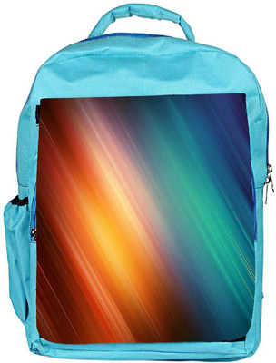 

Snoogg Eco Friendly Canvas Colourful Layers Designer Backpack Rucksack School Travel Unisex Casual Canvas Bag Bookbag Satchel 5 L Backpack(Blue)