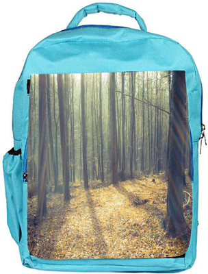 

Snoogg Eco Friendly Canvas Focused Light In Forest Designer Backpack Rucksack School Travel Unisex Casual Canvas Bag Bookbag Satchel 5 L Backpack(Blue)
