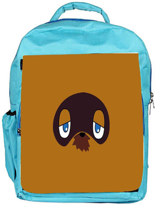 

Snoogg Eco Friendly Canvas Grumpy In Face Backpack Rucksack School Travel Unisex Casual Canvas Bag Bookbag Satchel 5 L Backpack(Blue)