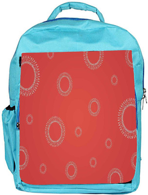 

Snoogg Eco Friendly Canvas Abstract Pattern Design Designer Backpack Rucksack School Travel Unisex Casual Canvas Bag Bookbag Satchel 5 L Backpack(Blue)