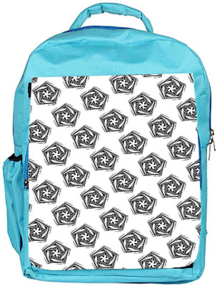 

Snoogg Eco Friendly Canvas Grey Diangle Designer Backpack Rucksack School Travel Unisex Casual Canvas Bag Bookbag Satchel 5 L Backpack(Blue)