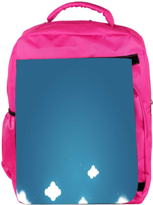 

Snoogg Eco Friendly Canvas Multiple Clouds Designer Backpack Rucksack School Travel Unisex Casual Canvas Bag Bookbag Satchel 5 L Backpack(Pink)