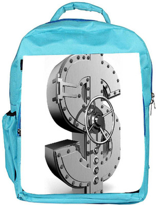 

Snoogg Eco Friendly Canvas Money Bank Backpack Rucksack School Travel Unisex Casual Canvas Bag Bookbag Satchel 5 L Backpack(Blue)