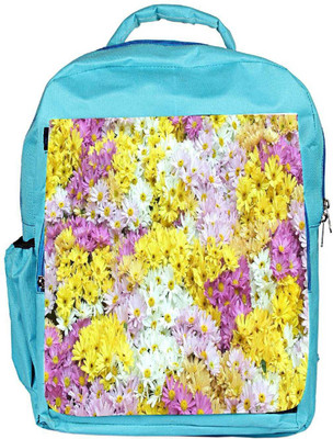

Snoogg Eco Friendly Canvas Dreams Fields Flower Designer Backpack Rucksack School Travel Unisex Casual Canvas Bag Bookbag Satchel 5 L Backpack(Blue)