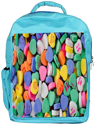 

Snoogg Eco Friendly Canvas Daily Candy Backpack Rucksack School Travel Unisex Casual Canvas Bag Bookbag Satchel 5 L Backpack(Blue)