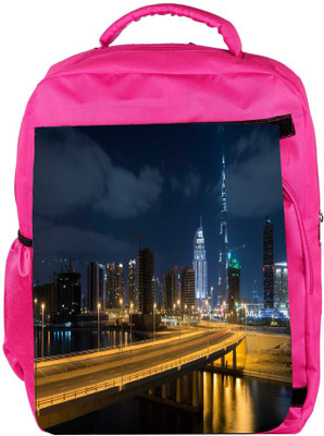

Snoogg Eco Friendly Canvas Sealing Road Designer Backpack Rucksack School Travel Unisex Casual Canvas Bag Bookbag Satchel 5 L Backpack(Pink)