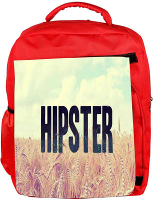 

Snoogg Eco Friendly Canvas Hipster Picsty Backpack Rucksack School Travel Unisex Casual Canvas Bag Bookbag Satchel 5 L Backpack(Red)