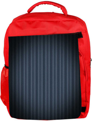 

Snoogg Eco Friendly Canvas Black Background Design Designer Backpack Rucksack School Travel Unisex Casual Canvas Bag Bookbag Satchel 5 L Backpack(Red)