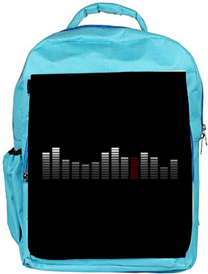 

Snoogg Eco Friendly Canvas Abstract Music Designer Backpack Rucksack School Travel Unisex Casual Canvas Bag Bookbag Satchel 5 L Backpack(Blue)